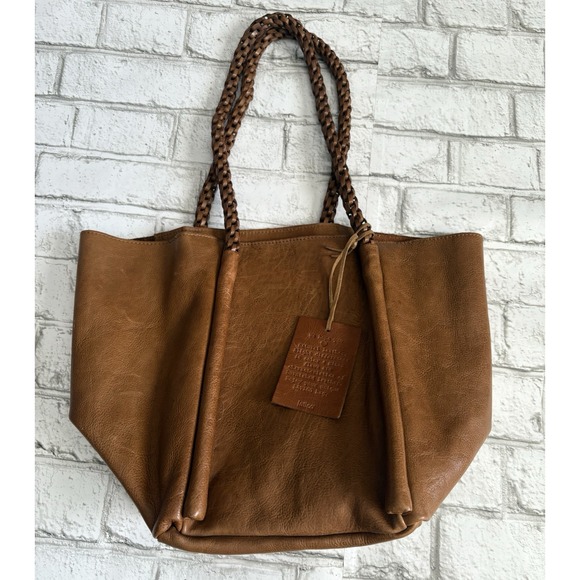 latico Handbags - Latico Wander Leather Tote Bag (Md) Cognac NWT